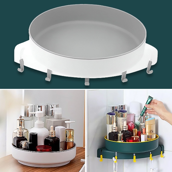 Pielīmējams, rotējošs sienas stūra organizators | SPACESAVER